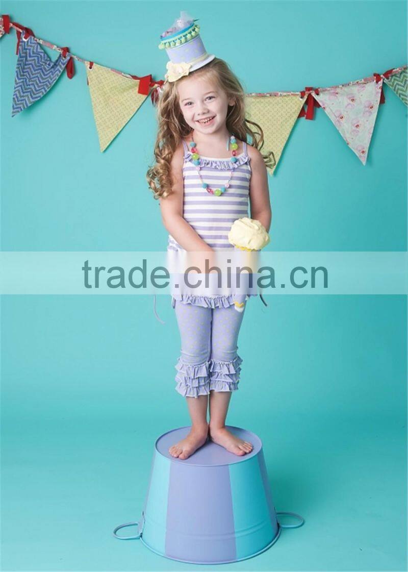 2016 newest fall children long sleeve dress boutique floral print multicolors ruffles lap dress outfits