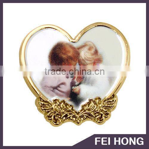 Personalized cheap promotion artist printing pin for giveaway/souvenir