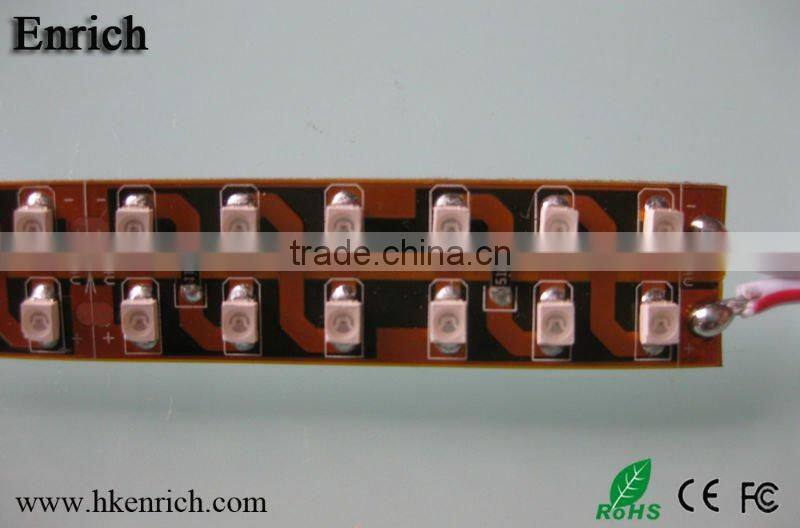 high intensity Red Flexible Led Strip light high vibration resistant SMD chips