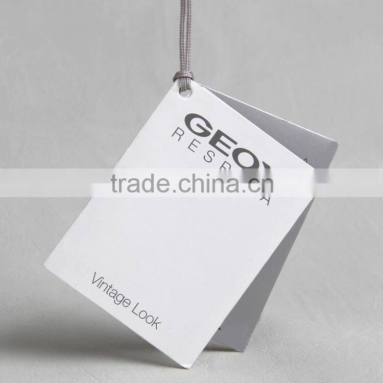 washing care instruction paper card hangtag for shoes