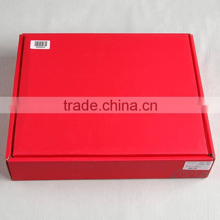 Alibaba credible factory produce packaging box with matte corrugated paper for garment accessories towel