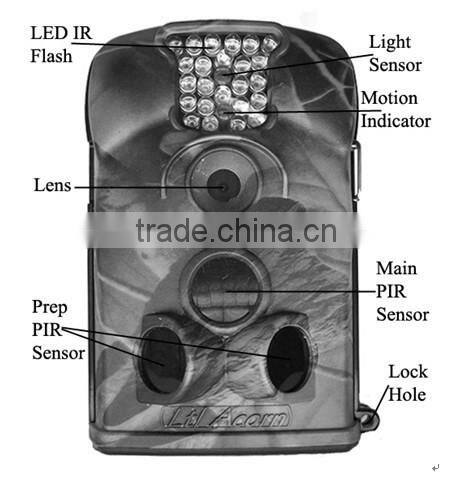 Invisible 940NM LED infrared 12MP camera hunting