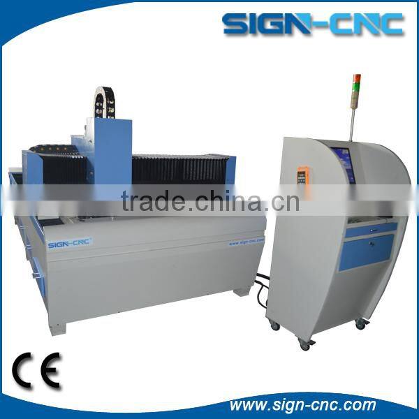 Desktop fiber laser cutting machine laser cutting for stencil fonts , sheet metal