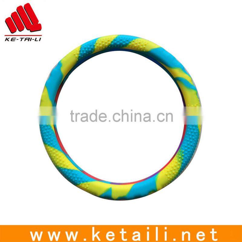 Welcome design your steering wheel cover high quality waterproof silicone cover