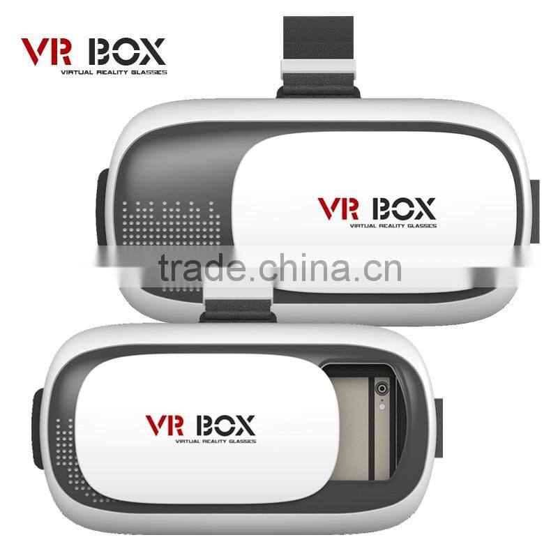 Shenzhen factory supply Head Mount Display VR PRO 3D Glasses VR box 3D headset for 3.5-6.0 inch screen