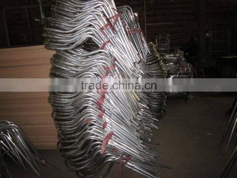 High back stacking wooden mental banquet party hotel chair YC094