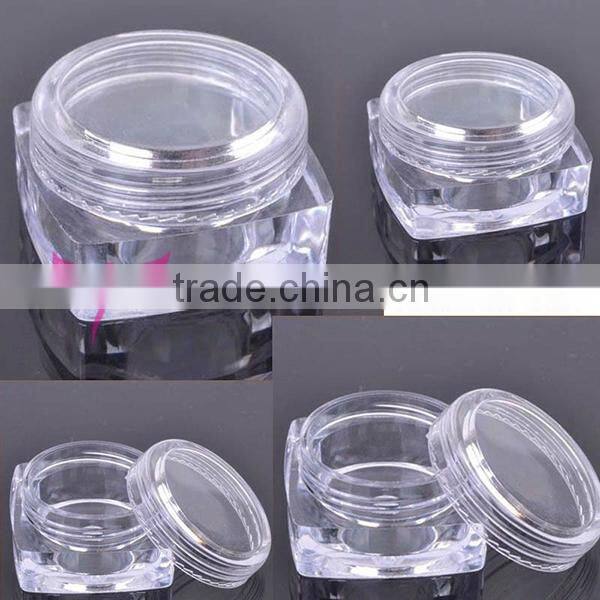 Hot mini nail art empty container suit for fill nail art decoration with 4g