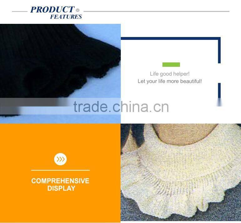 2016 guangdong products full fleece collar neck designs for clothes