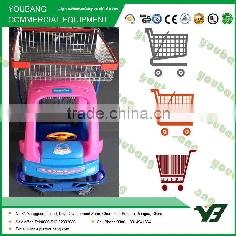 Best-selling Powder Coated Children Toy Trolley