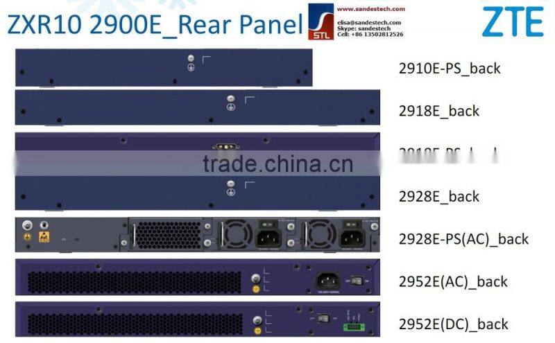 ZTE 2952E, RS-2952E-AC, RS-2952E-DC, 48 FE RJ45 4 GE SFP ZTE ZXR10 2952E 2928E 2918E 2910E