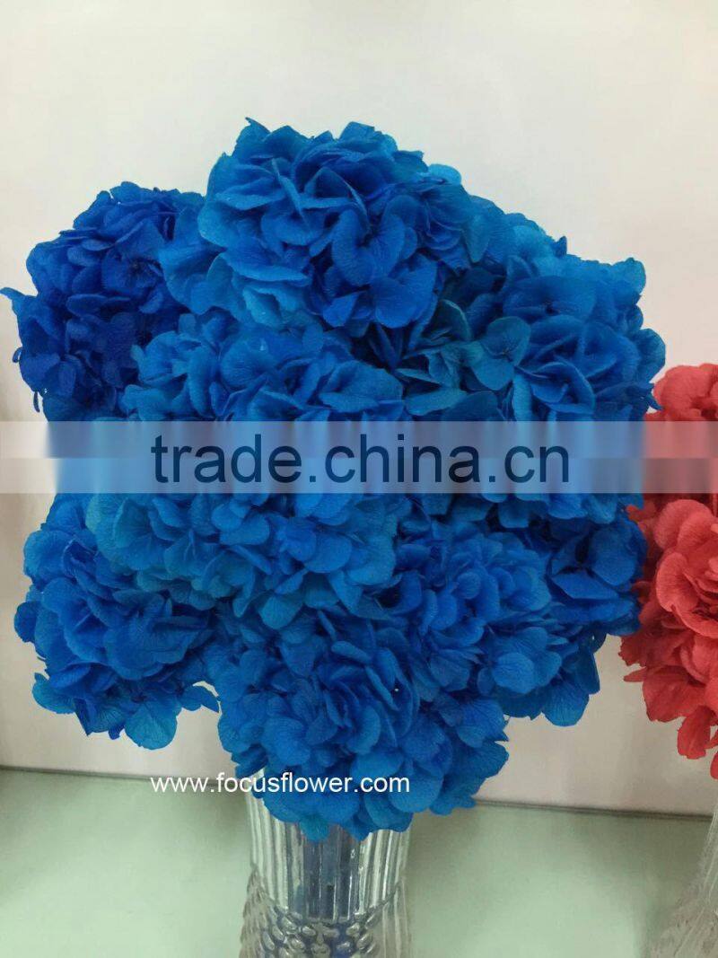 Factory Wholesale Artificial Flower Wholesale Blue Artificial Hydrangea Flowers