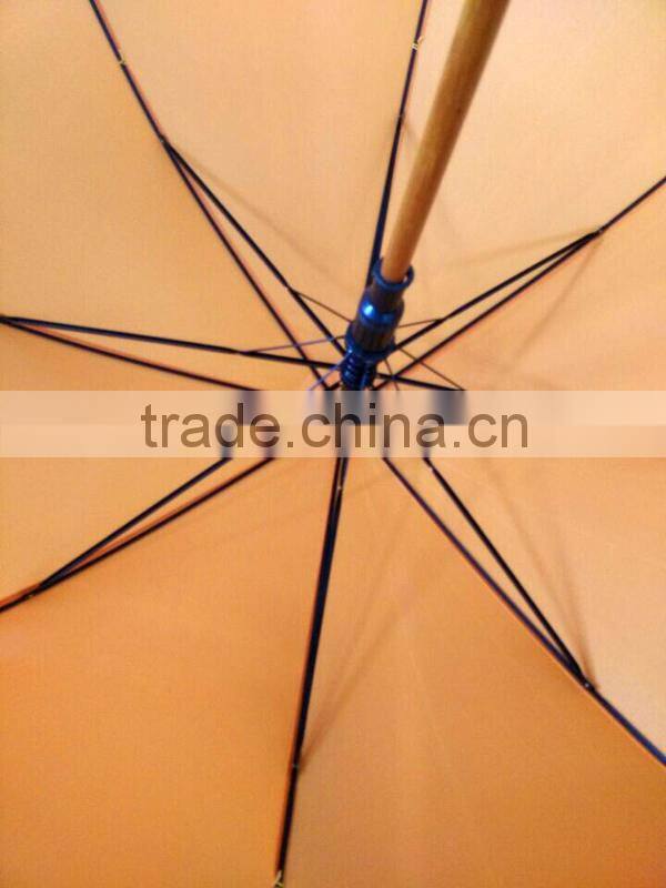 23"*8K Wooden Umbrella with Matching Pouch