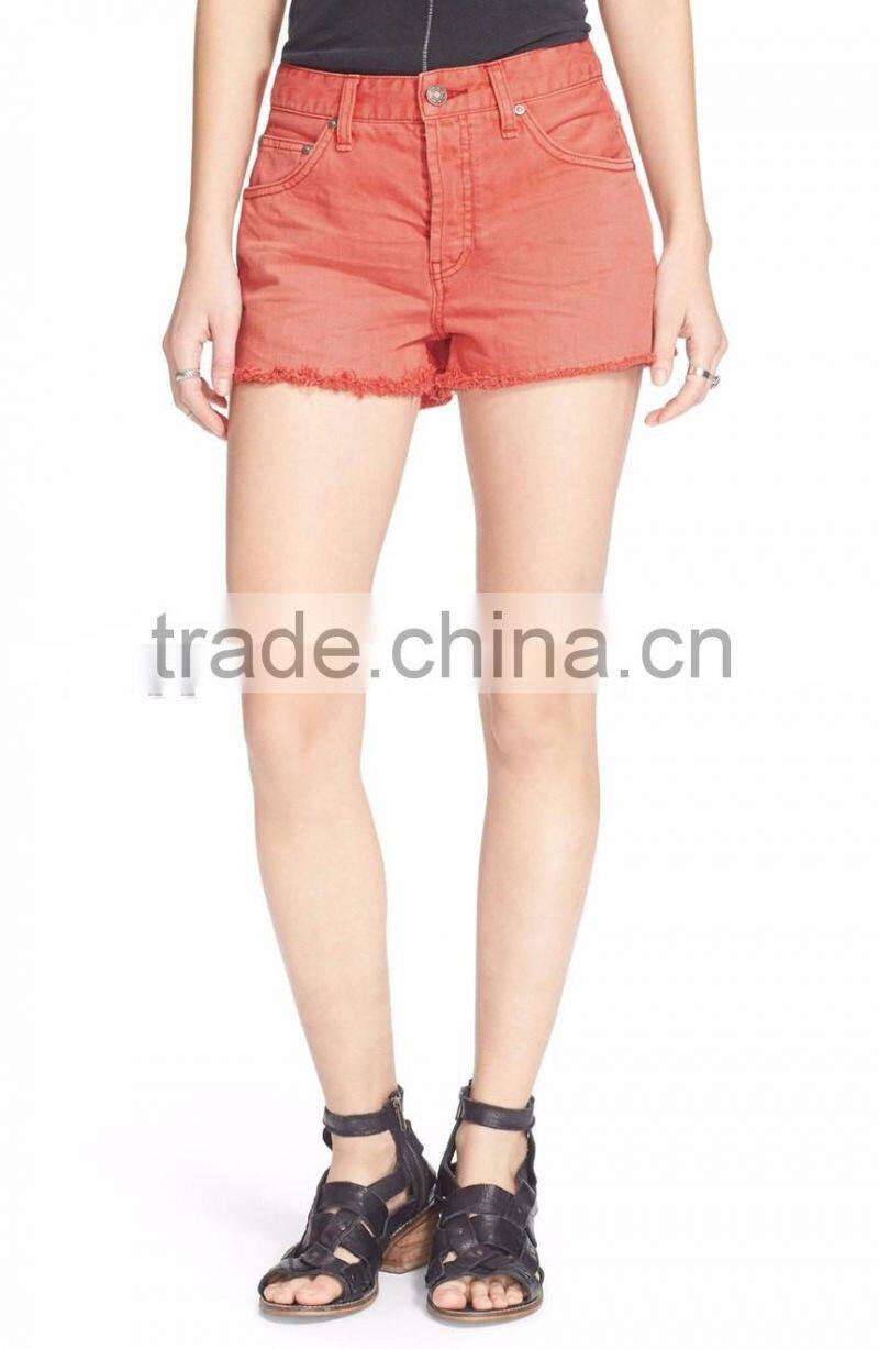 2016 China Wholesale European Fashion Denim Shorts Crafted From Supersoft Cotton Fabric Custom Denim Shorts
