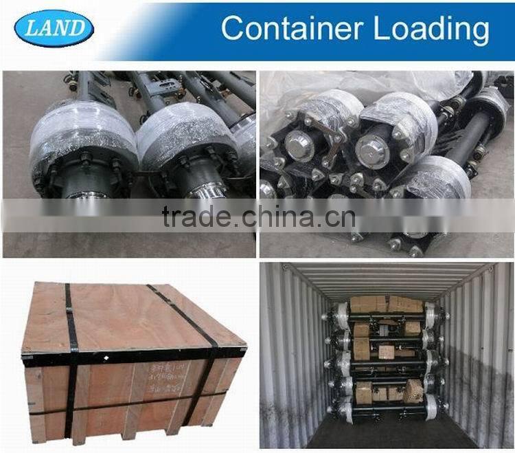 Trailer axle spare parts brake shoe, brake drum, lining