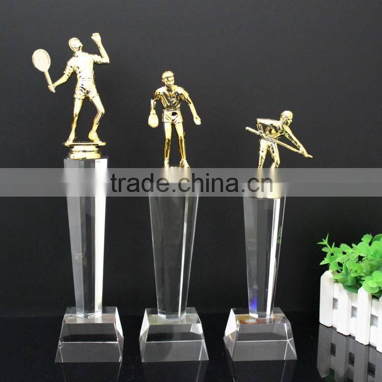 2016 cheap China New medal & crystal sports award trophy