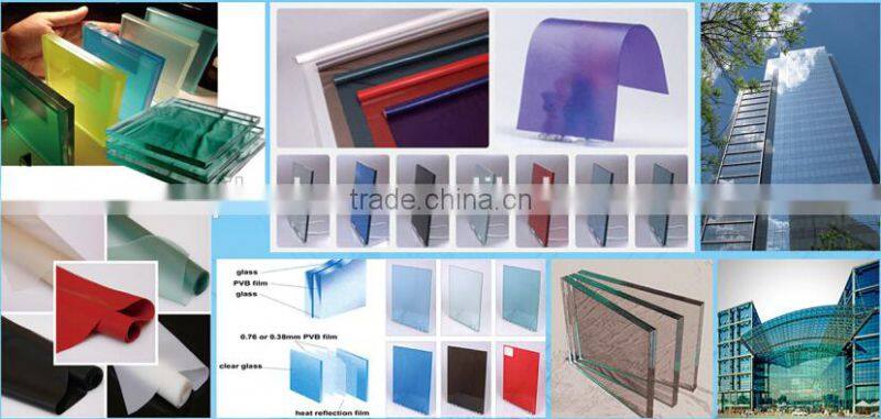 clear pvb film 0.38mm/0.76mm for laminated safety glass