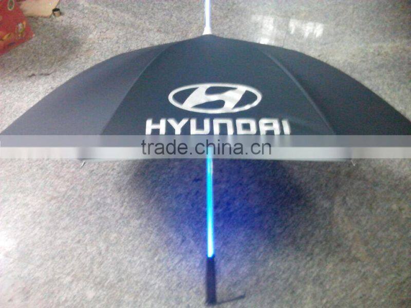Colorful LED Lighting Umbrella with Torch
