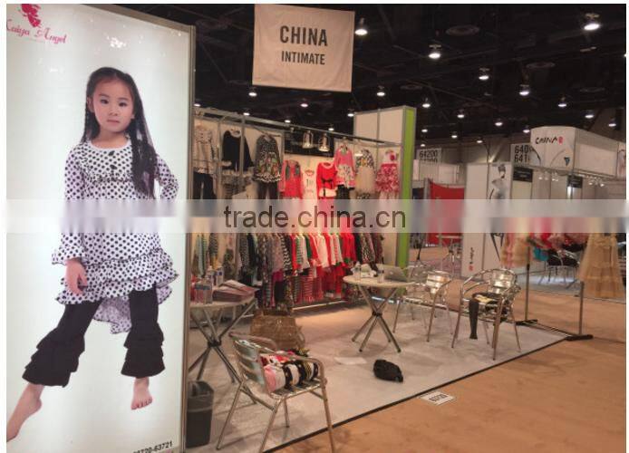 2016 latest headband designs with gold dots crochet baby headband with hair