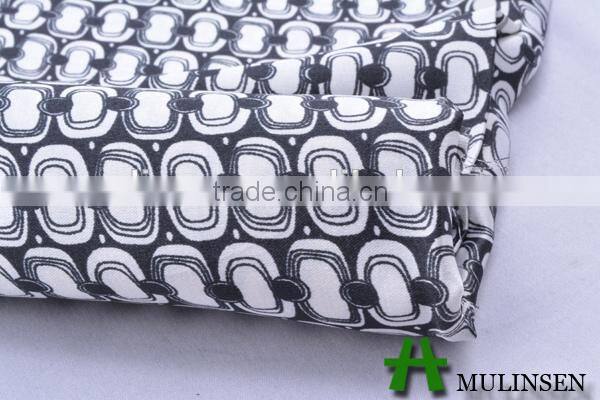 Mulinsen textile new design 50D*50D woven polyester twist satin scarf fabric