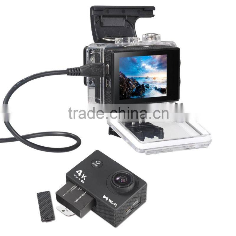 Slow Motion/Time Laspe/ 4K 30 fps best summer diving camera 16MP drone hd camera wifi waterproof 30 m