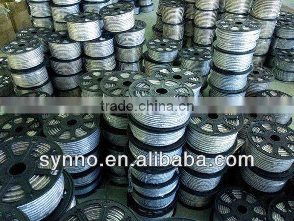 4.8w/m 100m/roll SMD3528 red led colorful rope lighting RGB rubber strip party lamps/lighting outdoor lowes lights