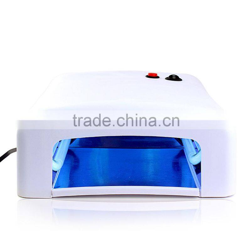 China professional good quality nail dryer 220-240V EU plug nail art 36w uv lamp