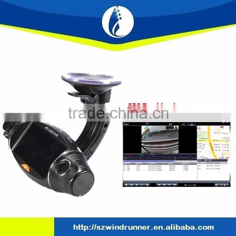 Dual lens HD wide angle Car DVR driving video recorder manual mini car camera hd dvr