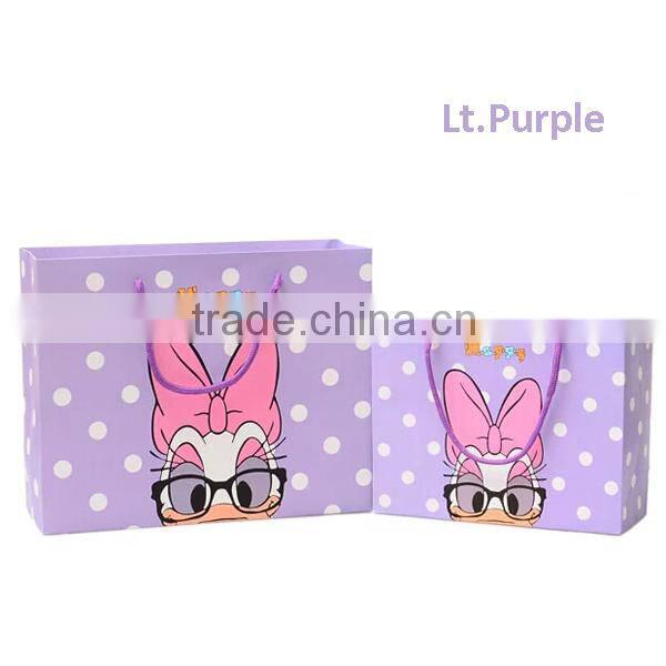Lovely Cartoon Figure For Kids Paper Shopping Bag