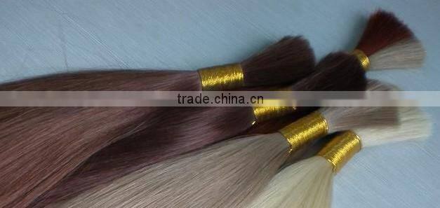 Factory supplier 100% remy 613# blond hair bulk