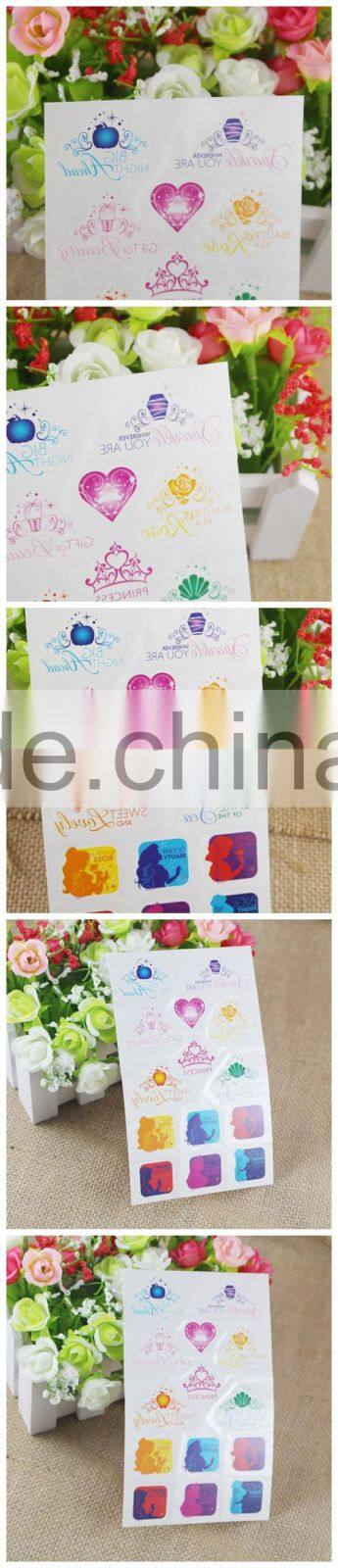 2016 HOT sale animal tattoo sticker