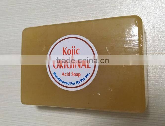 2016 hot sell custom kojic acid soap
