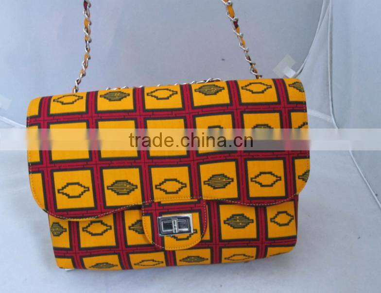 made in china products African wax print fabric handbags for women
