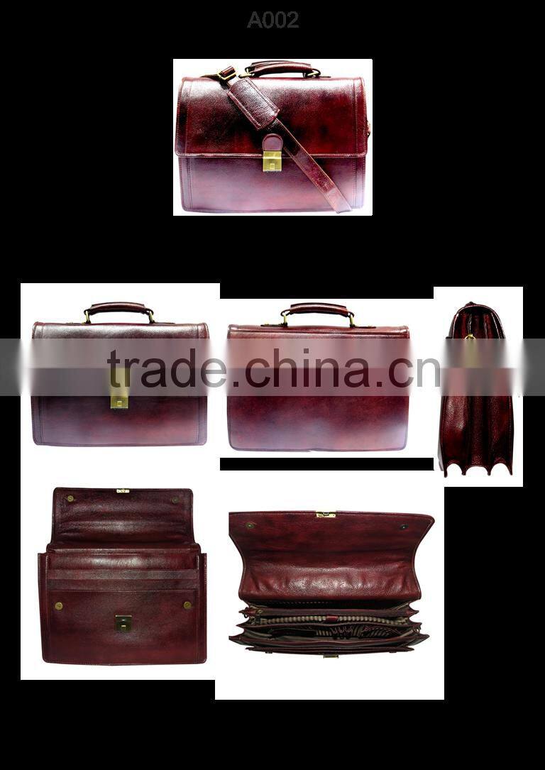 Naz Leather Laptop Document Bag