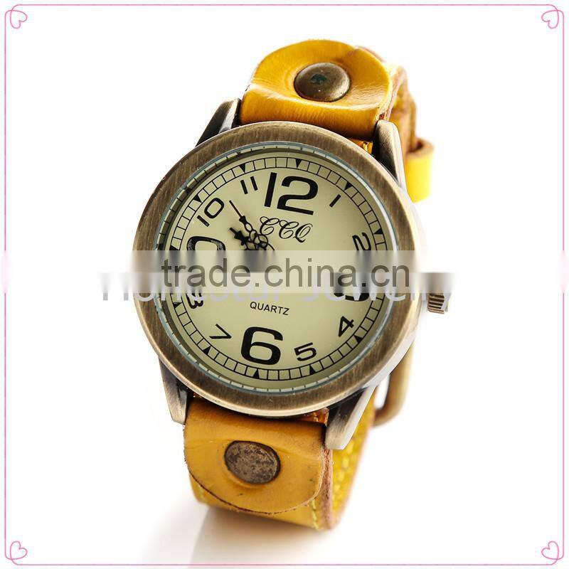 wholesale china leather watch women quartz watch