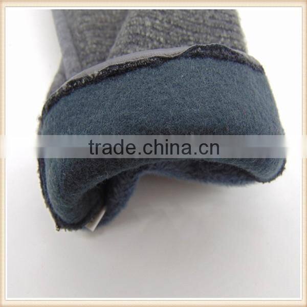 Men Plain Style Micro Velvet Cycling Hand Gloves