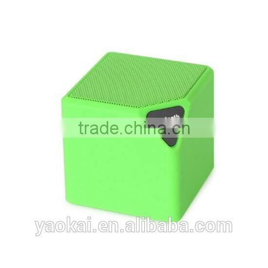 2016 New Mini Bluetooth Speaker Cube Led Speaker With Mic TF USB Wireless Portable Music Player Sound Box Loudspeakers