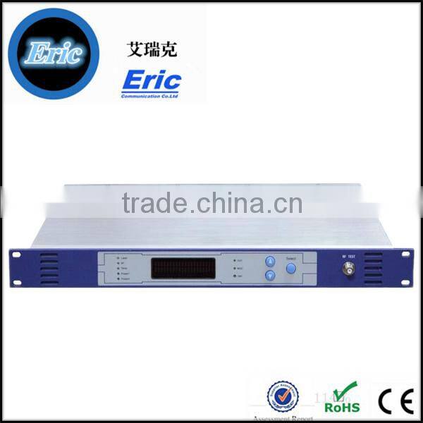 Professional 1550nm Fiber Optical Transmitter with 2 Output Ports