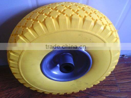 pu foam caster wheel for lawn mower