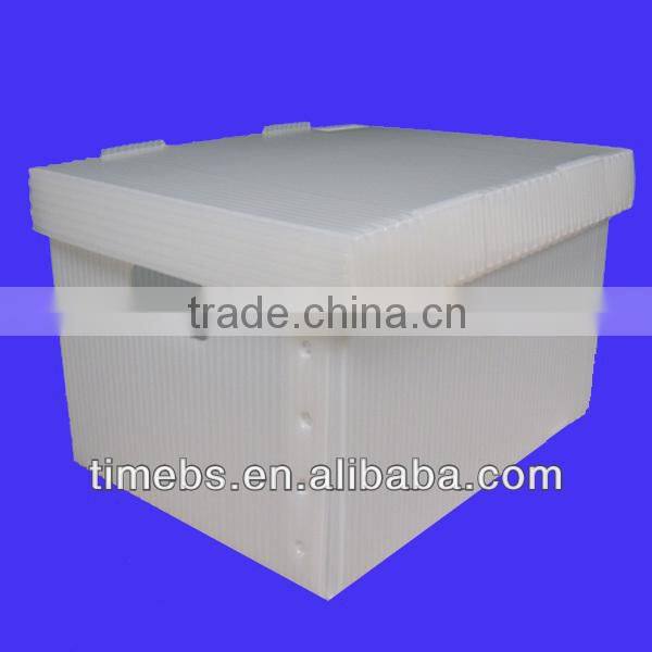 Folding coroplast archive box ,file box,documents box