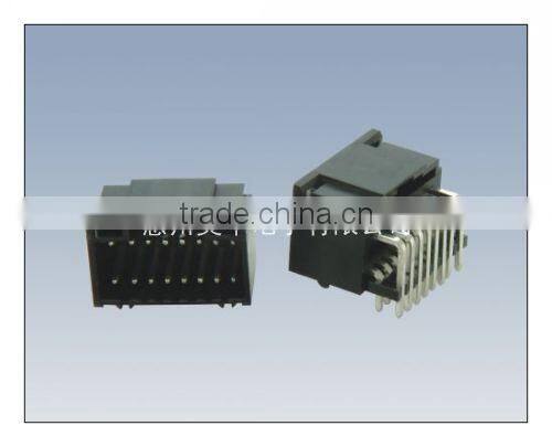 16P bend PIN header black