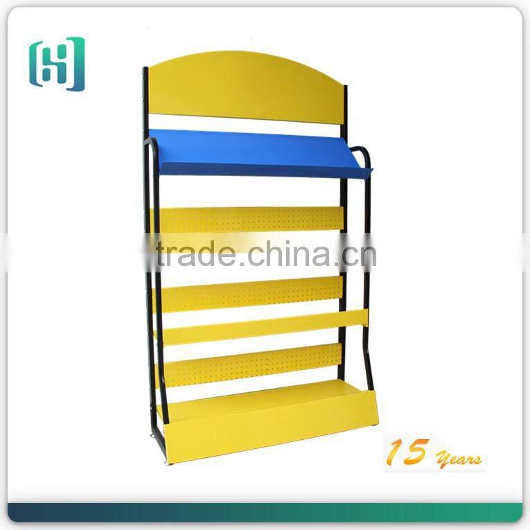 floor modern retail grocery store engine lubricating oil display stand HSX-S0235