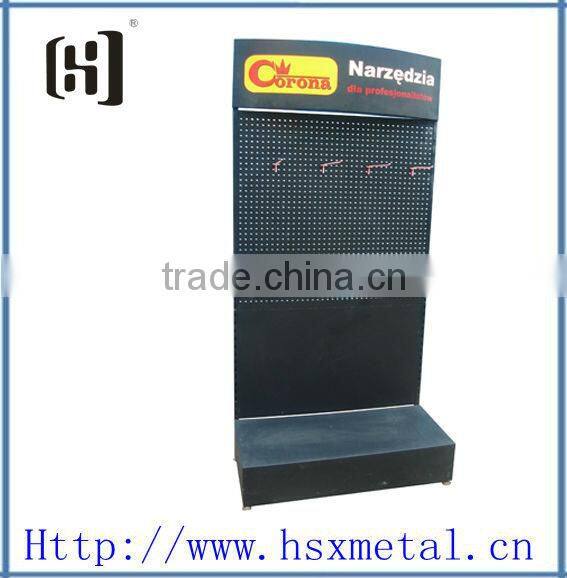 store powder coated metal stands /powder coated product display shelf HSX-S337