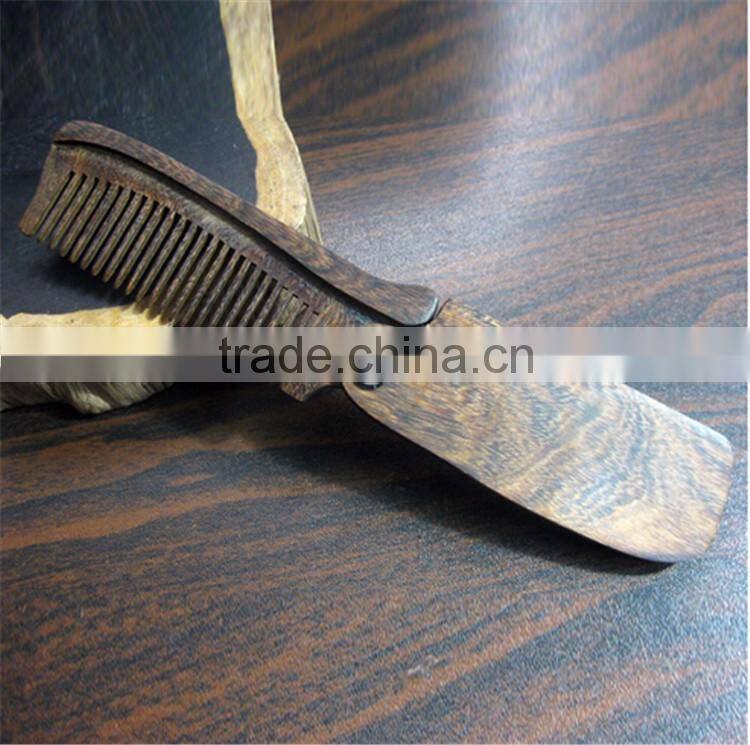 highlighting moustache and beard folding comb