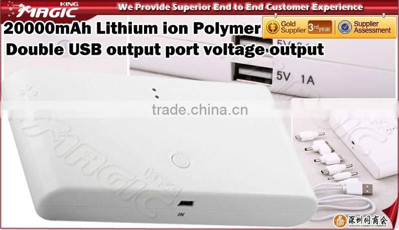 Hot long march mobile output double usb power bank