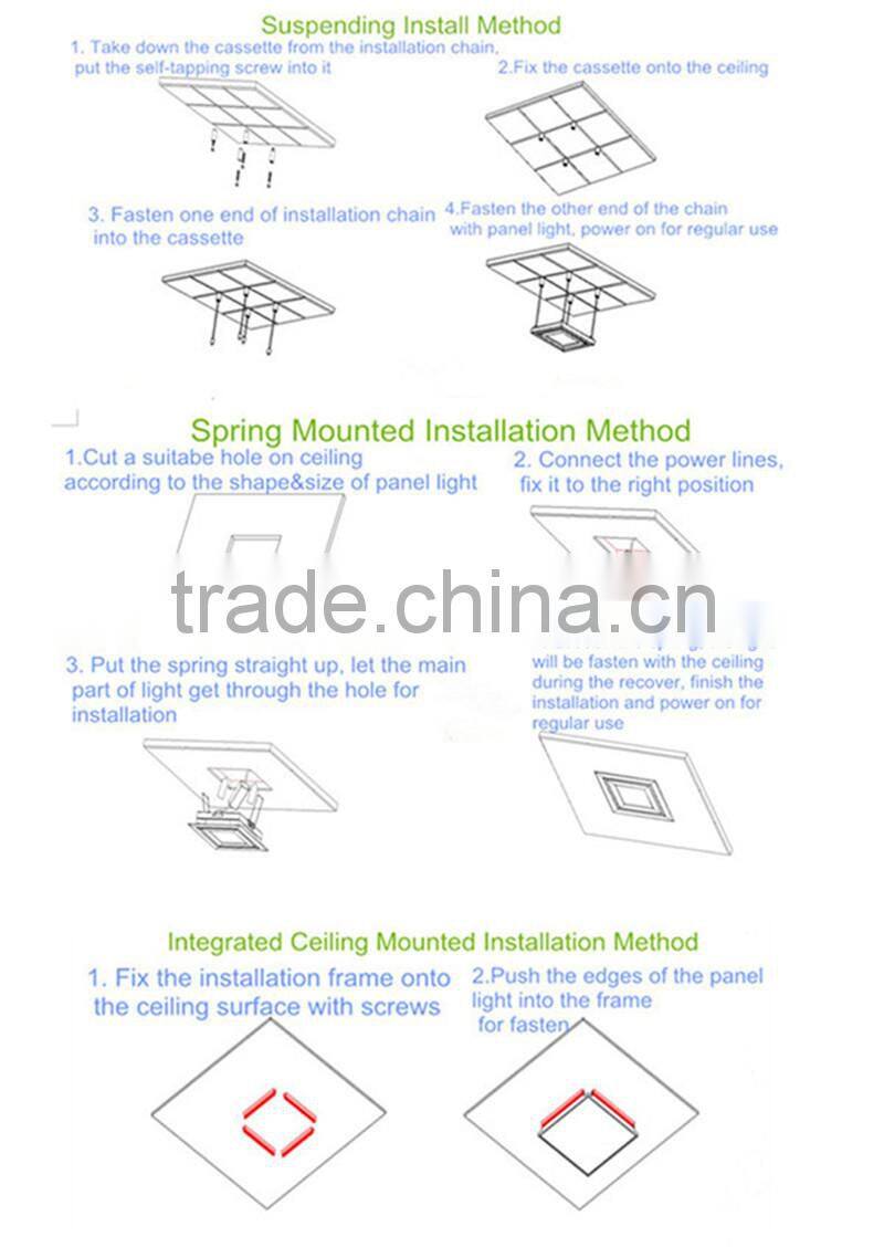 Hot sale Silver Frame 300x1200 flat led panel LIFUD Power Driver CE,ROSH,GS,SAA Approved led tv panel 1200*300mm