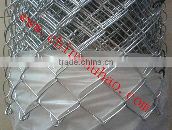 China electro galvanized chain link fence