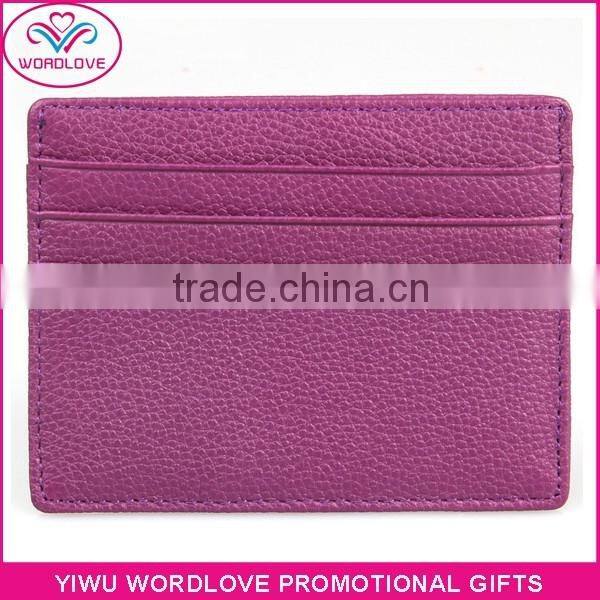 New RFID Blocking Leather Card Wallet Card Protection Holder