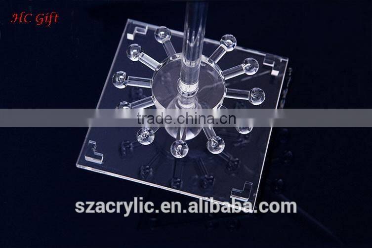 High transparent import small acrylic necklace display box jewelry display box