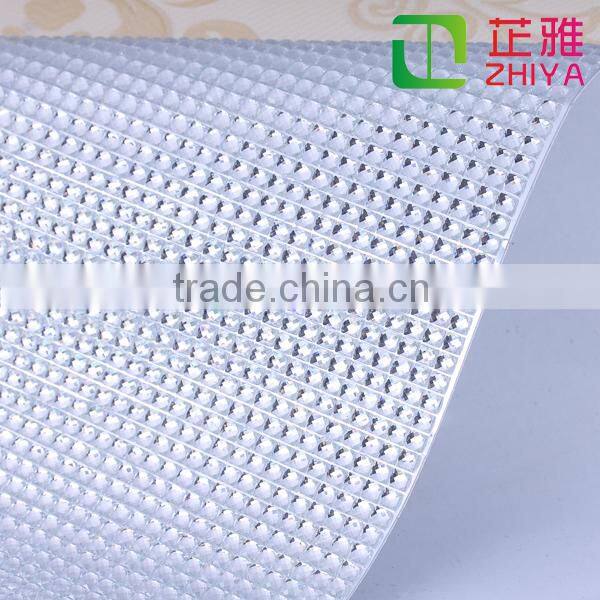 4mm RHINESTONE DIAMANTE DIAMOND BLING ADHESIVE STICKER SHEET Self-Adhesive