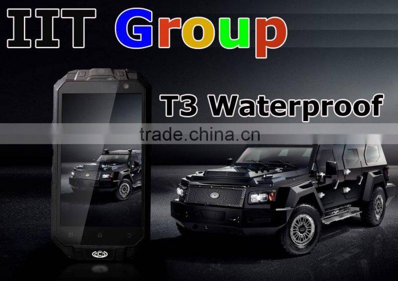waterproof movil conquest kight xv T3 IP68 MTK6589T quad core WCDMA 4.3 inch IPS 13 MP camera 2G RAM 16G ROM